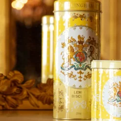 Royal Collection Shop Buckingham Palace Lemon Shortbread Biscuit Tin