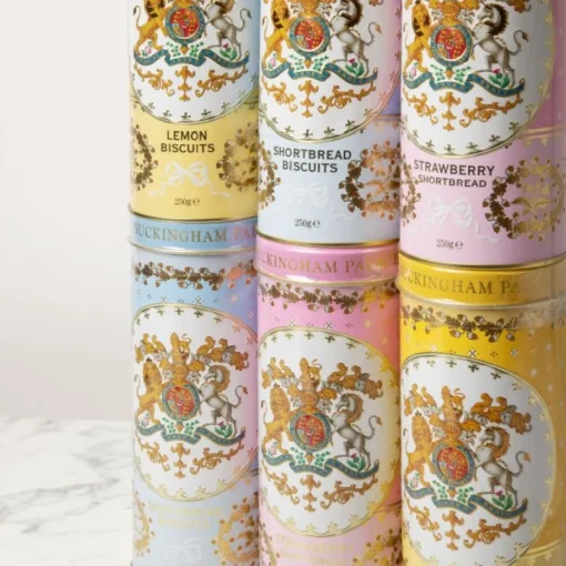 Royal Collection Shop Buckingham Palace Lemon Shortbread Biscuit Tin