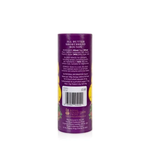 Royal Collection Shop Buckingham Palace Miniature Shortbread Tube
