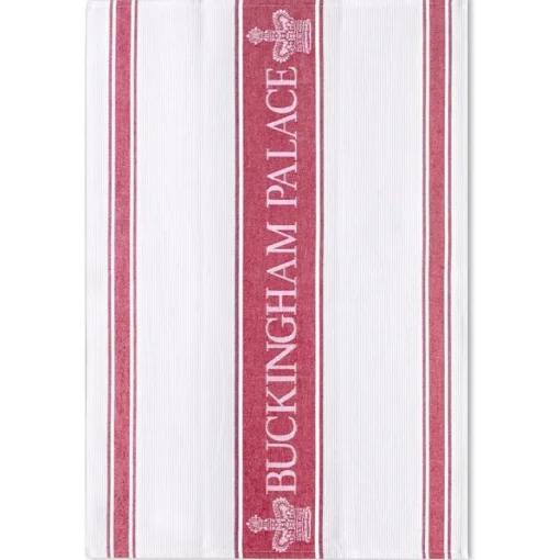 Royal Collection Shop Buckingham Palace Red Waffle Tea Towel