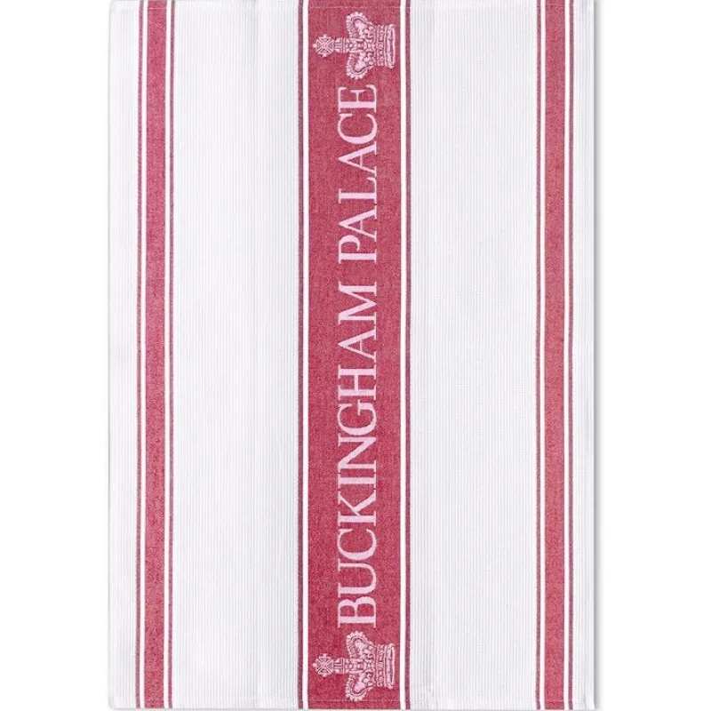 Royal Collection Shop Buckingham Palace Red Waffle Tea Towel