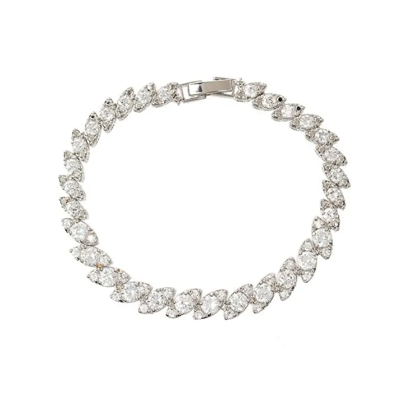 Royal Collection Shop Buckingham Palace Slim Oval Crystal Bracelet