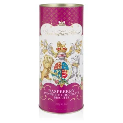 Royal Collection Shop Buckingham Palace White Chocolate And Raspberry Biscuit Tube