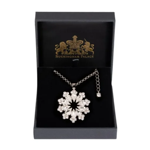 Royal Collection Shop Crystal Decagon Pendant - Buckingham Palace Gift
