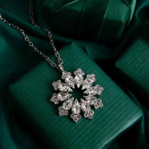 Royal Collection Shop Crystal Decagon Pendant - Buckingham Palace Gift