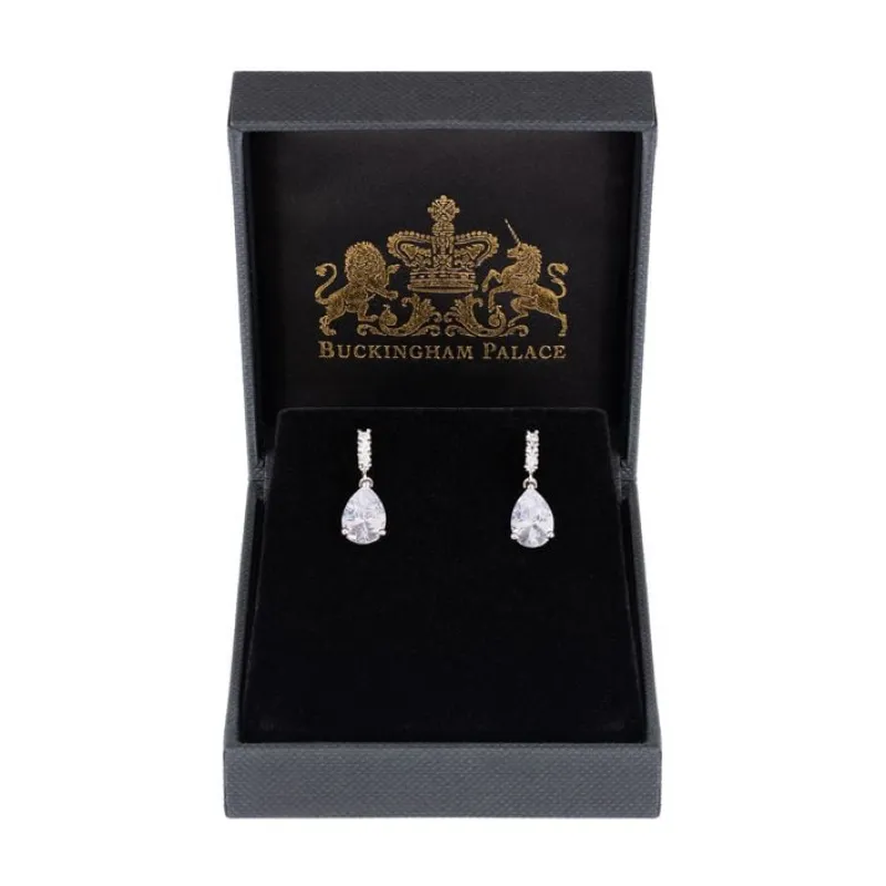 Royal Collection Shop Crystal Drop Earrings