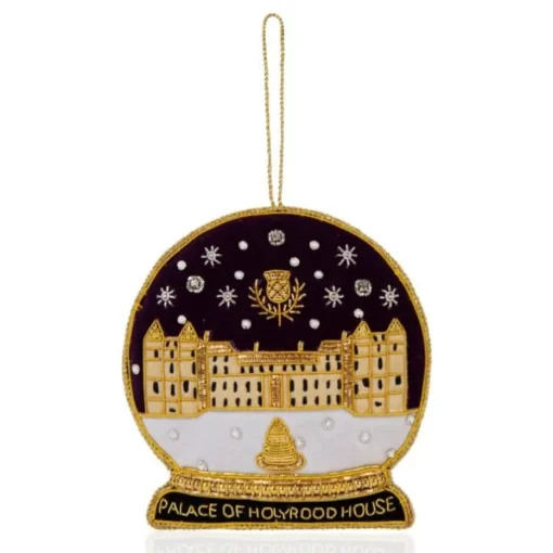Royal Collection Shop Palace Of Holyroodhouse Snow Globe Decoration
