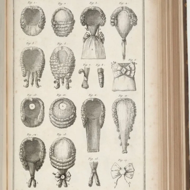 Royal Collection Shop Style & Society Wig Bookmark