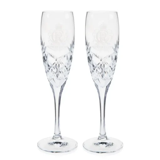 Royal Collection Shop The Coronation Limited Edition Champagne Flutes