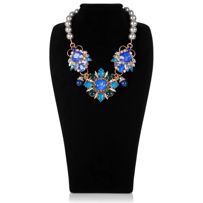 Royal Collection Shop Vicki Sarge Blue And Grey Pearl Necklace
