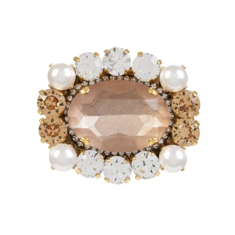 Royal Collection Shop Vicki Sarge Pink Crystal Brooch