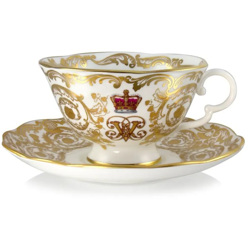 Royal Collection Shop Victoria And Albert Teacup And Saucer