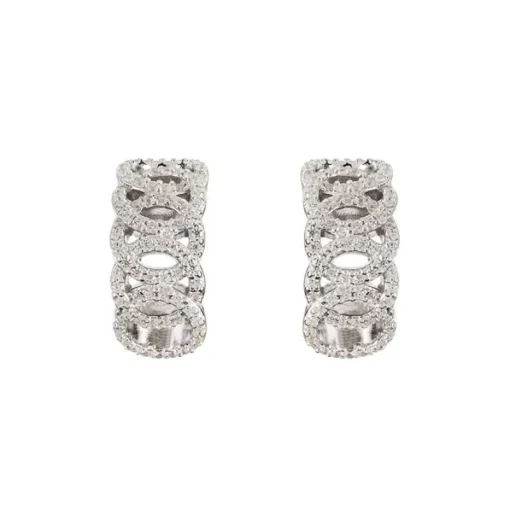 Royal Collection Shop Vladimir Half Hoop Earrings