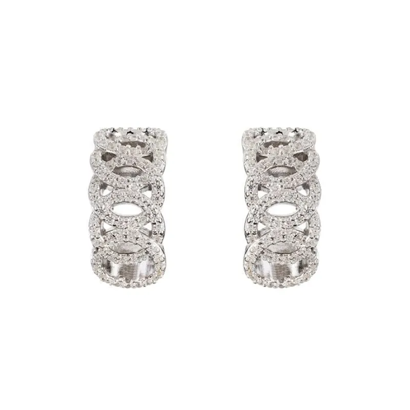 Royal Collection Shop Vladimir Half Hoop Earrings