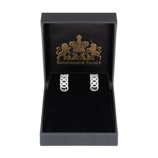 Royal Collection Shop Vladimir Half Hoop Earrings