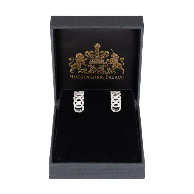 Royal Collection Shop Vladimir Half Hoop Earrings
