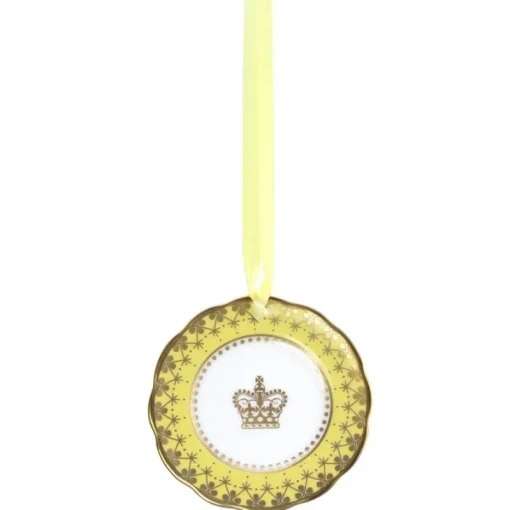 Royal Collection Shop Yellow Miniature Plate